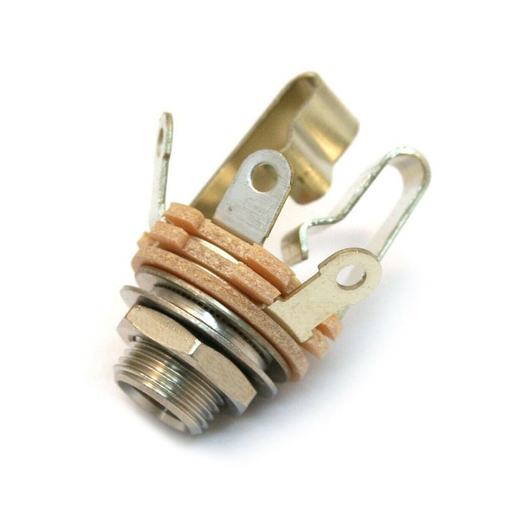 Fender 0013043049 Stereo Jack for Guitar With Hardware