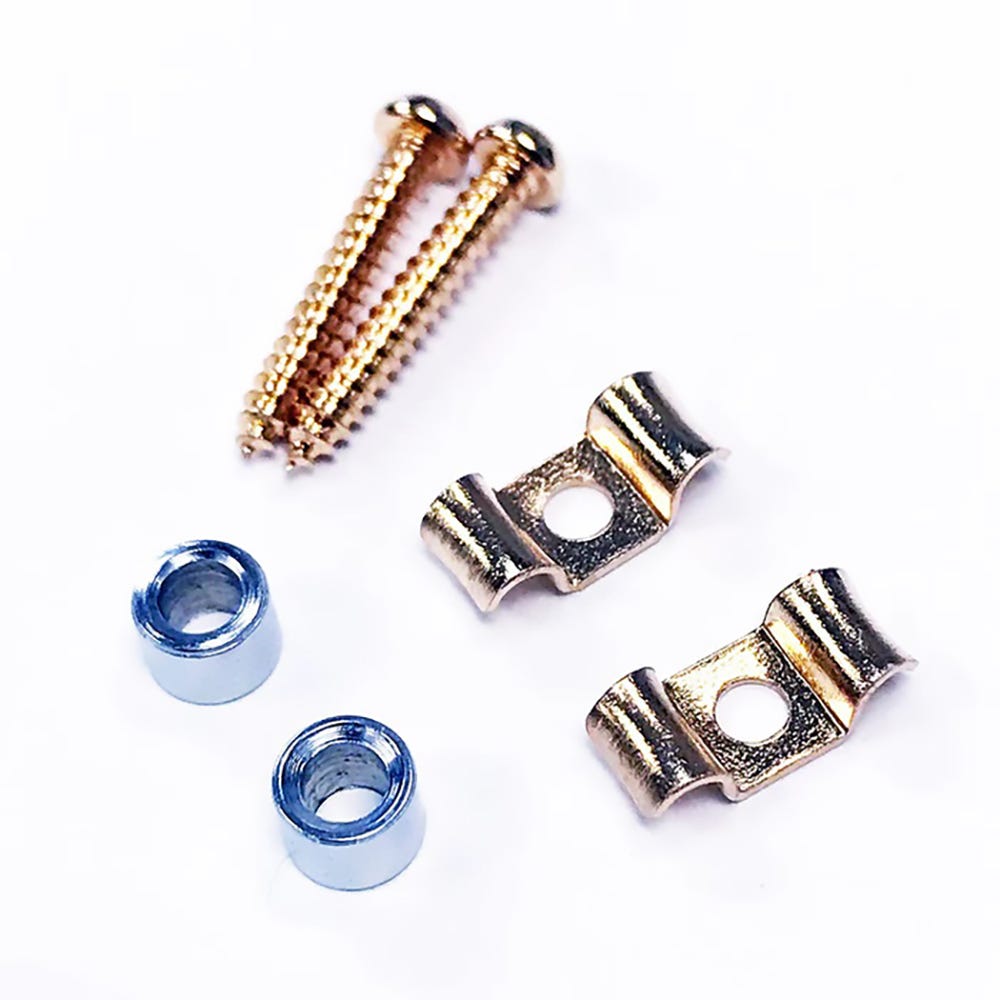 Fender 0018803049 Vintage Strat Gold String Guides Trees