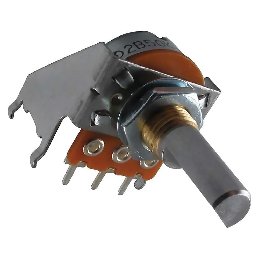 Fender 0027941049 50K B Taper Snap-In Style D Shaft Potentiometer