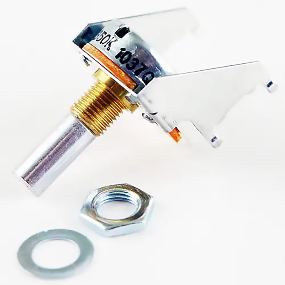 Fender 0027942000 Snap-In D-Shaft Potentiometer 50K linear With Center Detent