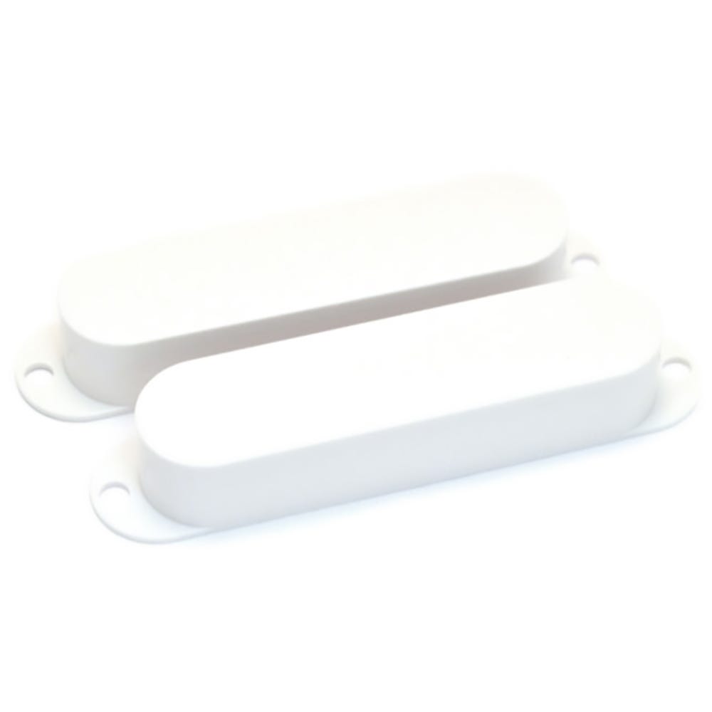Fender 0035570049 White '65 Mustang Bass Guitar Pickup Covers