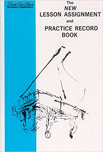 New Lesson Assignment and Practice Record Book (Da