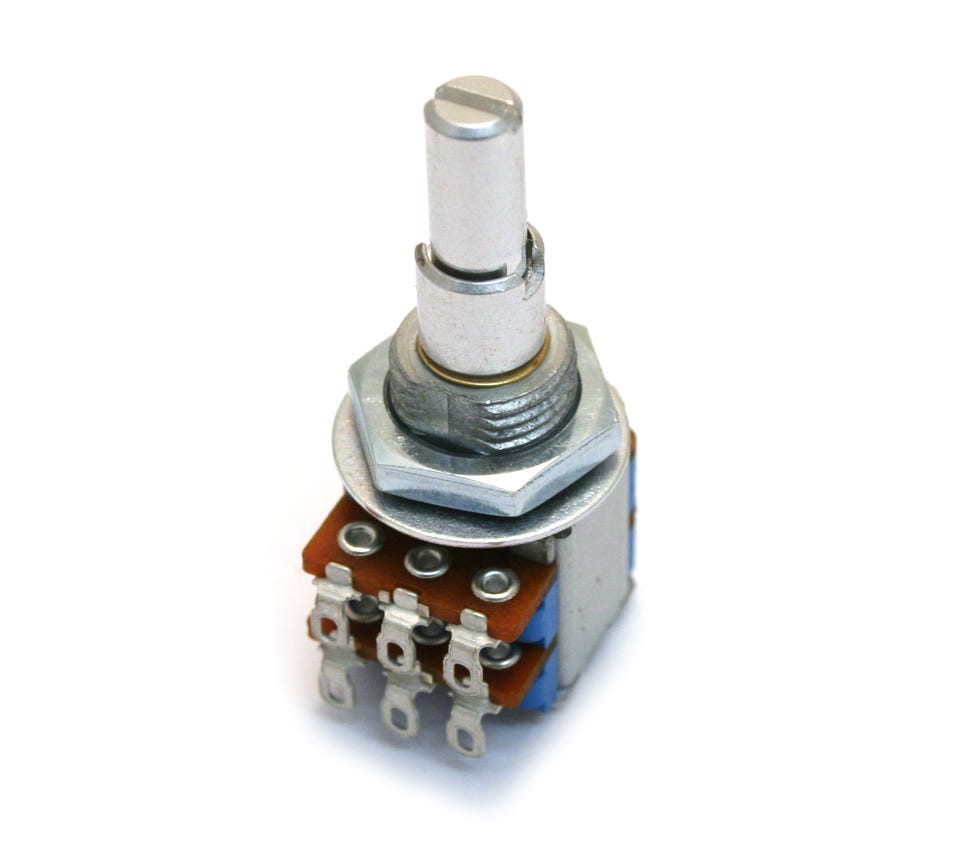 Genuine Fender 100K Concentric Stacked Pot