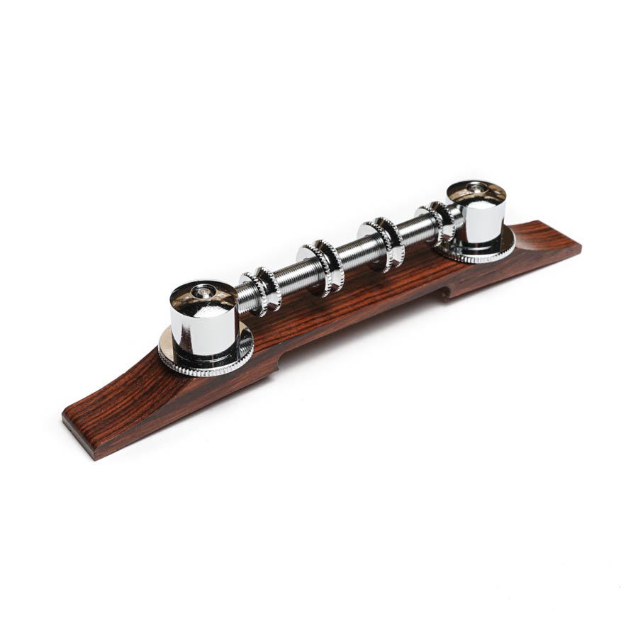 Bridge Assembly SCB Bass, Rosewood Chrome