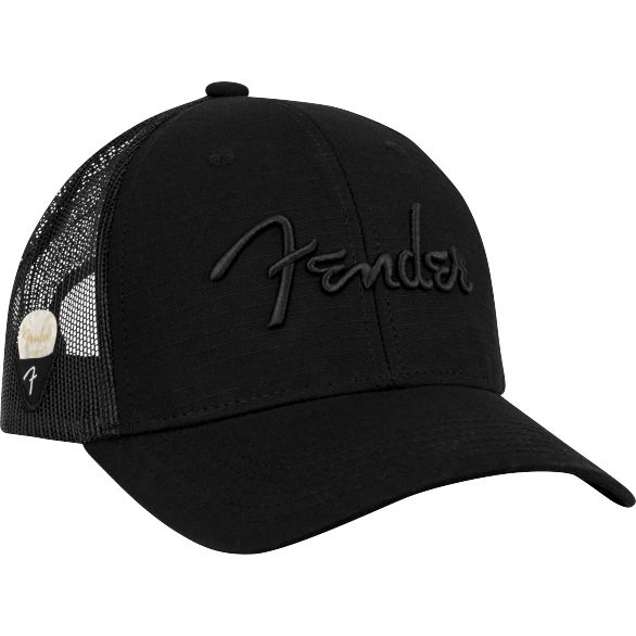 Fender® Snap Back Pick Holder Hat, Black