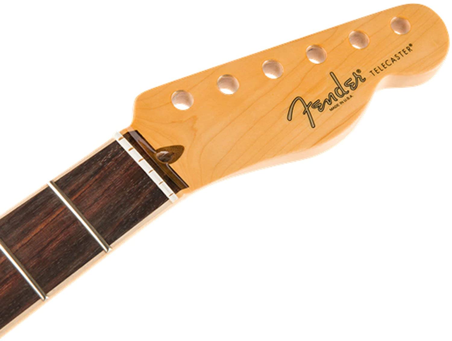American Channel Bound TelecasterÂ® Neck, 21 Med Jumbo Frets - Rosewood