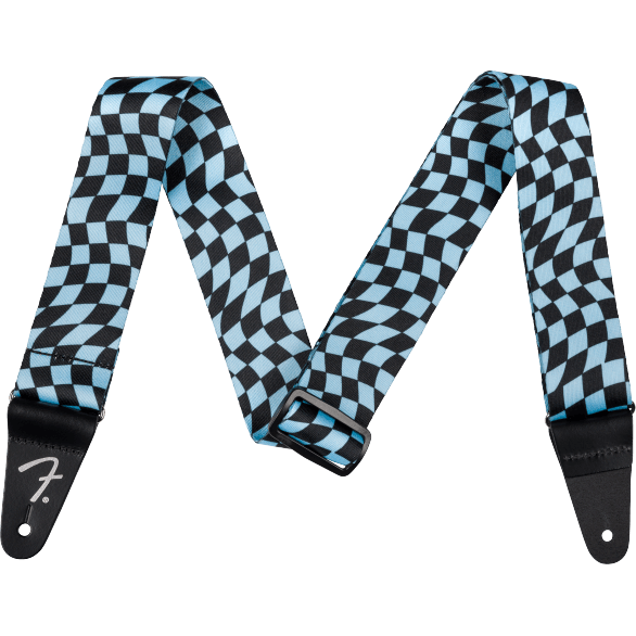 Wavy Checkerboard Polyester Strap