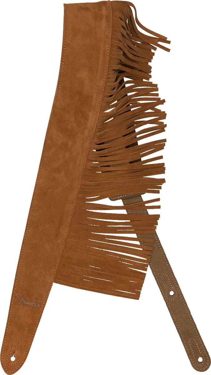 FenderÂ® Suede Fringe Strap