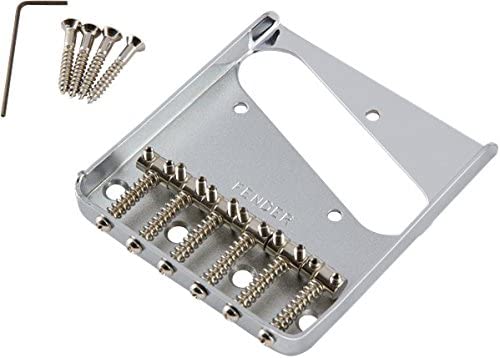 6-Saddle Vintage-Style TelecasterÂ® Bridge Assembly