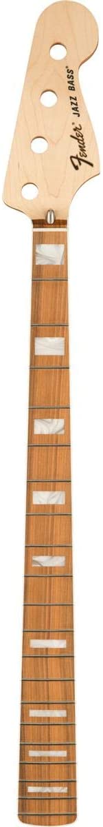 Classic Series 70's Jazz BassÂ® Neck, 20 Medium Jumbo Frets, Block Inlay, Pau Ferro