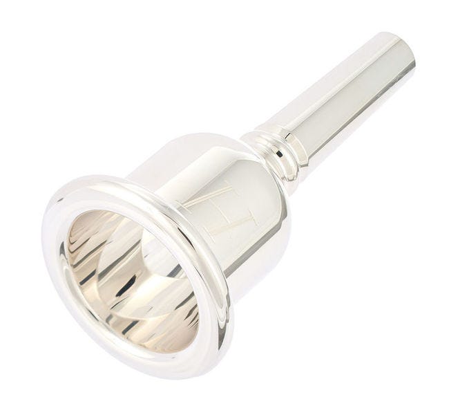 Denis Wick Heritage Tuba Mouthpiece; Silver Plated; 2CC