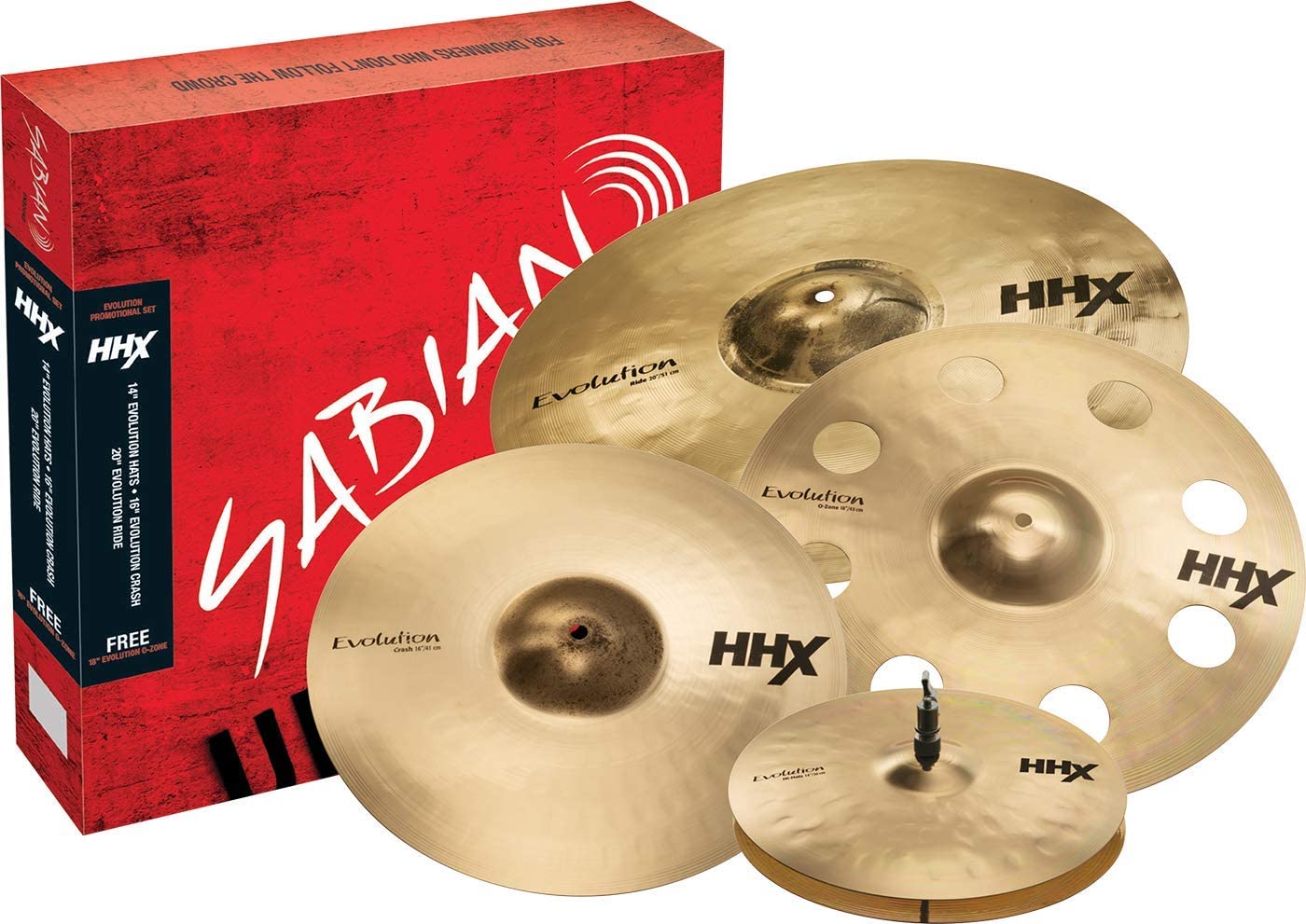 Sabian HHX Evolution Promo Set - Brilliant