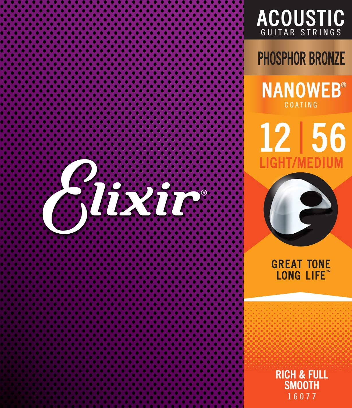 Elixir Nanoweb Phosphor Bronze Light-Medium