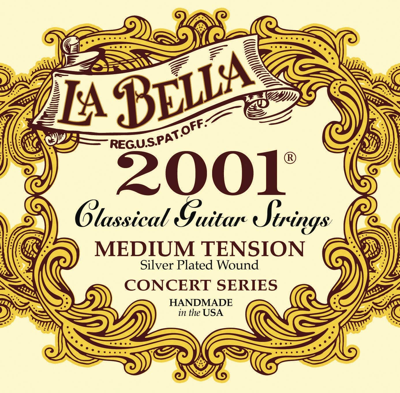 La Bella Classic Guitar String Set- Medium