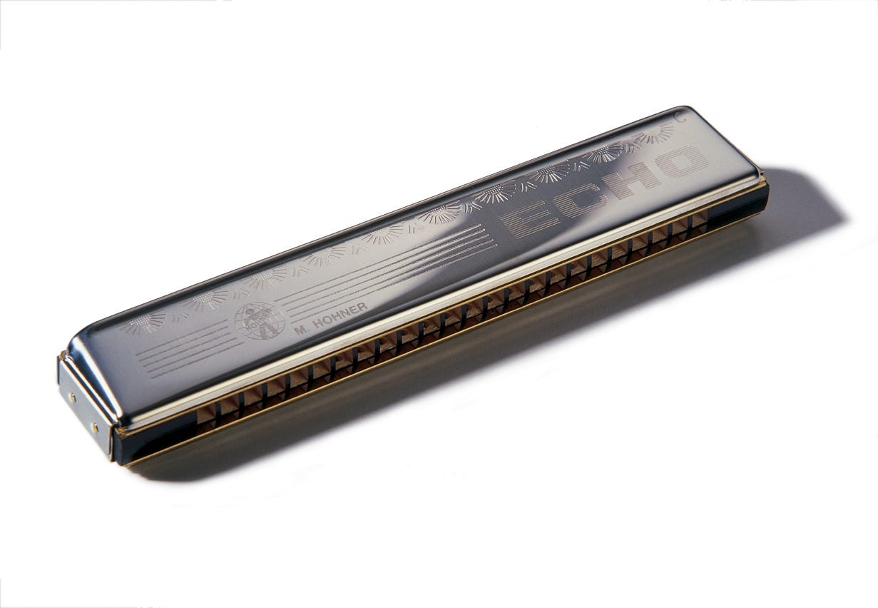 Hohner Echo 48 Tremolo Harmonica (24 hole Tremolo); Key of C