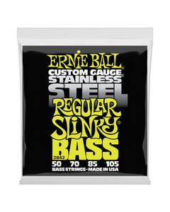 Regular Slinky Stainless Steel Electric Bass Strings - 50-105 Gauge