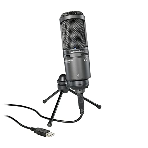 Side-address cardioid condenser microphone with US