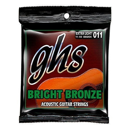 Ghs Acoustic Guitar Brite Bronze X-Light