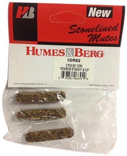 3 Pcs Set Cork Trombone Straight & Cup