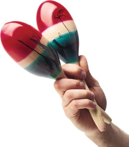 Latin Percussion Cp287 Wood Maracas