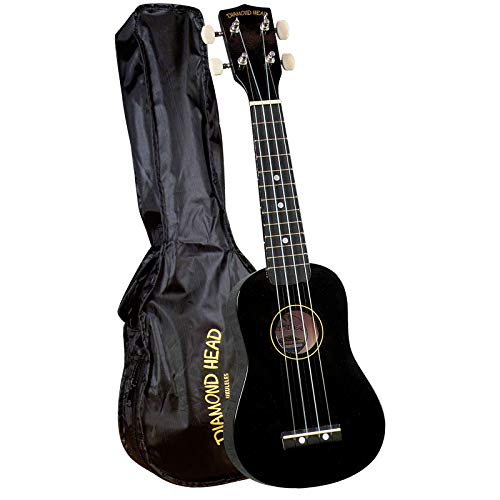 Diamond Head Soprano Uke  Black