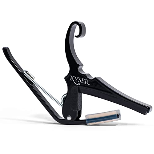 Kyser 6 String Capo In Black - Acoustic Guitar