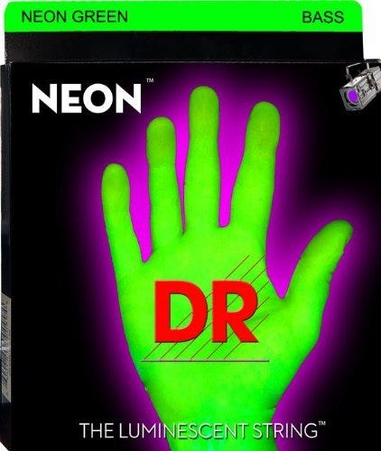 Medium 5's Hi-Def NEON? GREEN: Coated Bass Strings