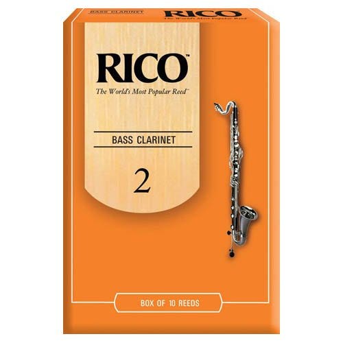 Rico Bass Clarinet Reed #2 10/Box