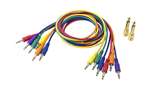 Accessory pack for SQ-1 including six 1/8 patch cables including two 1/8 to 1/4 adapters for connection to MS20Kit/Module, etc.