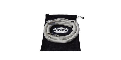 VCC090WH White High Quality Coiled Cable (29.5 feet) with Mesh bag