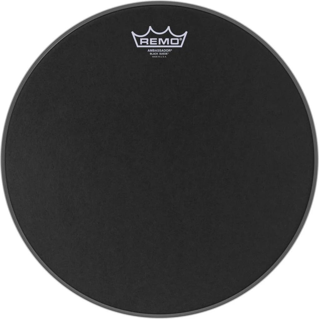 Remo 14" BA0814ES Ambassador Ebony Suede Drum Head