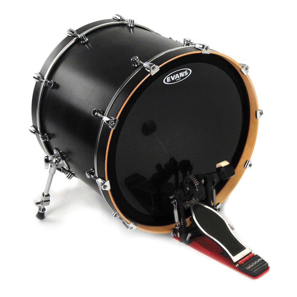 Evans EMAD Onyx Bass Drum Head, 22 Inch