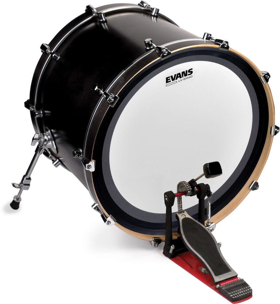 Evans UV EMAD Coated Bass Head, 26 Inch