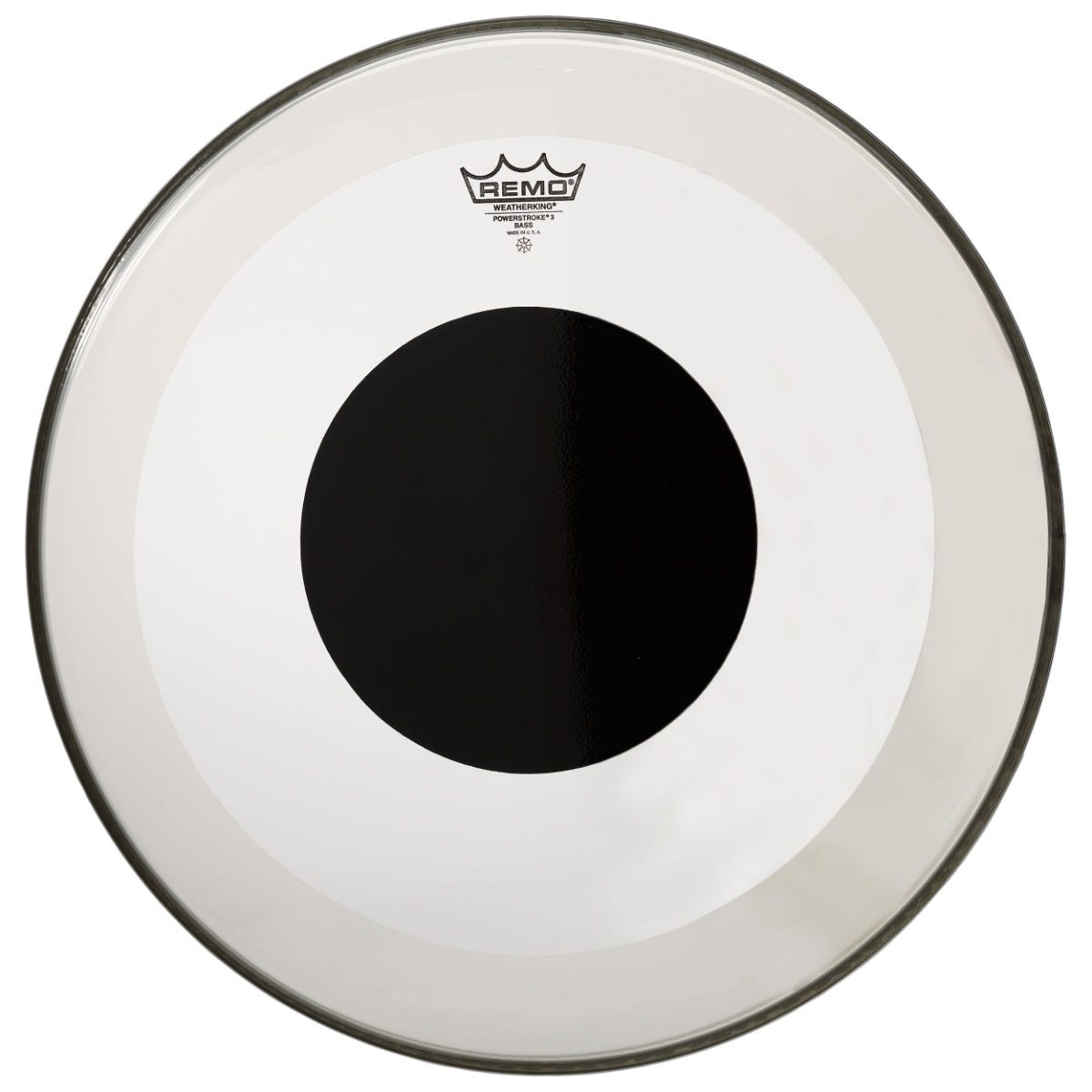 Remo 18" Controlled Sound Clear Drum Head with Black Dot