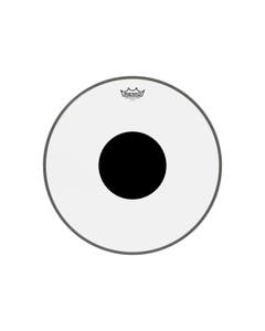 Remo 18" Controlled Sound Black Dot On Top Clear Bass Drum Head