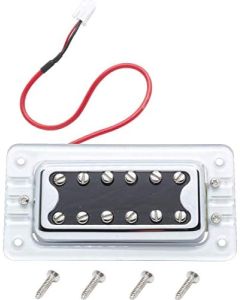 Pickup, Blacktop Filterâ€™Tron, Neck, w/ Hardware, Chrome