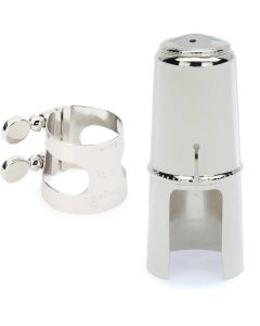 Buffet Bb Clarinet Ligature & Cap - Nickel Plated