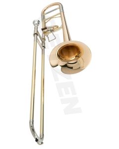 4147IB Getzen Bousfield Custom Reserve F attachment Tenor Trombone - Clear lacquer finish