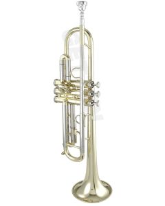 590S-S Getzen Bb Capri Series Trumpet - Bright silver plate finish
