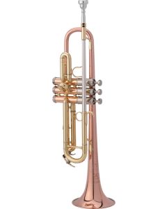 900DLX Getzen Bb Eterna Deluxe Trumpet - Clear lacquer finish
