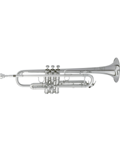 907DLXS Getzen Bb Eterna Deluxe Trumpet - Silver plate finish