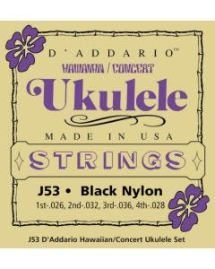 D'Addario J53 Ukulele Strings, Hawaiian-Concert