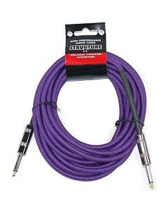 18.6ft Instrument Cable, Woven - Purple