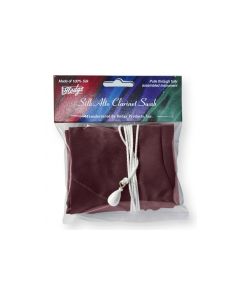 Hodge Silk Alto Clarinet Swab - Burgundy