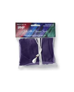 Hodge Silk Alto Clarinet Swab - Purple