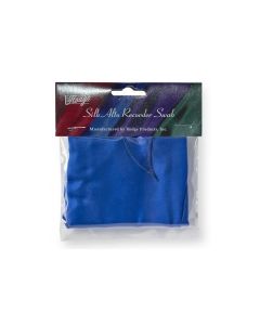 Hodge Silk Alto Recorder Swab - Blue