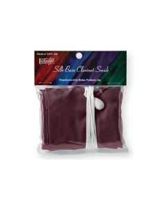 Hodge Silk Bass Clarinet Swab - Burgundy