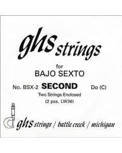 GHS BSX2 Bajo Sexto Guitar String - Pair