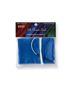 Hodge Silk Clarinet Swab - Blue