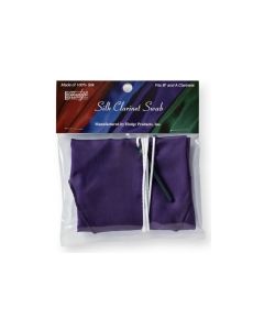 Hodge Silk Clarinet Swab - Purple